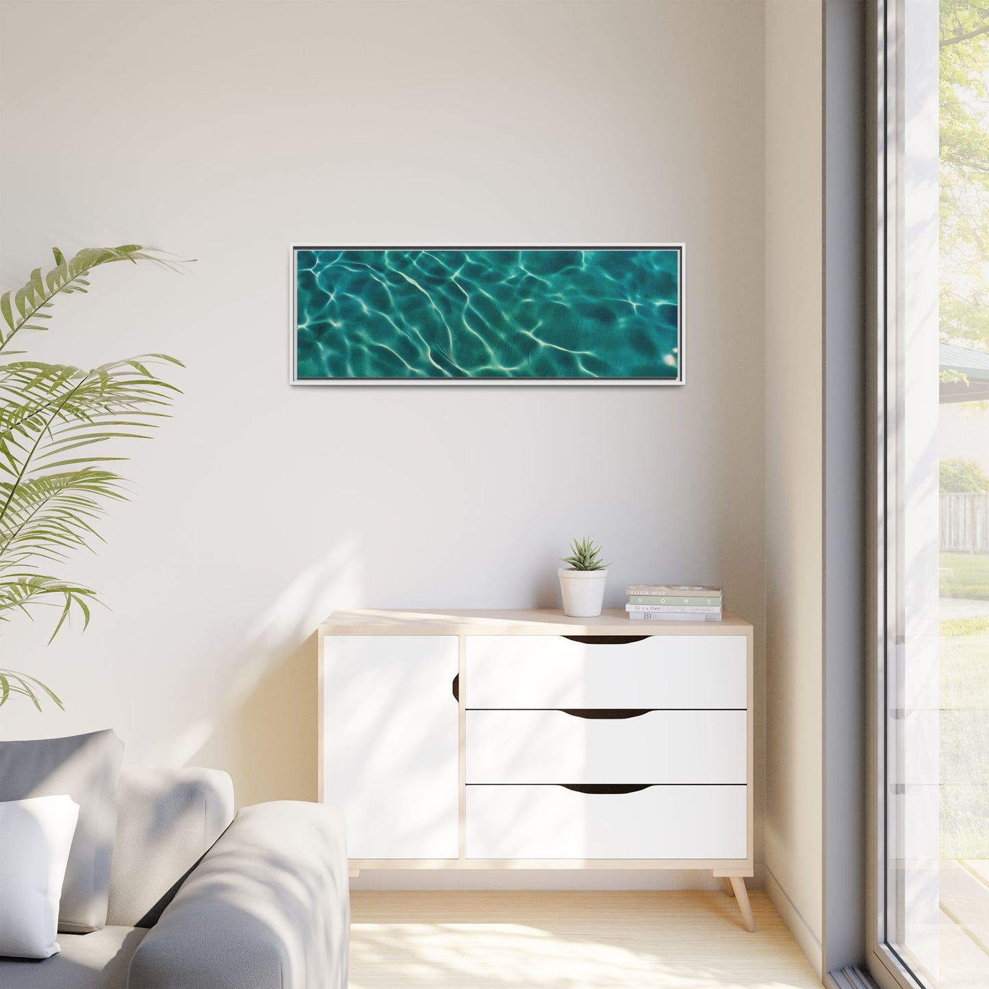 Tranquil Waters Framed Canvas Art