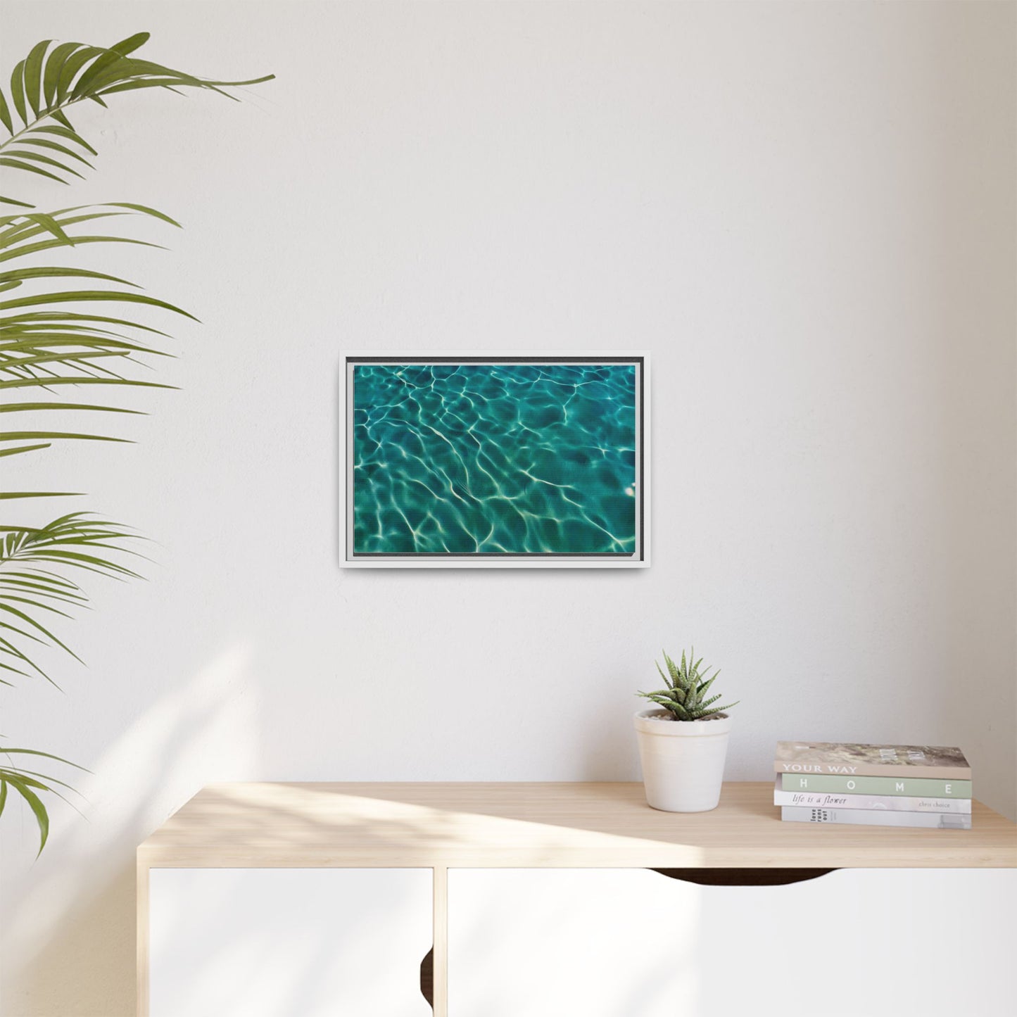 Tranquil Waters Framed Canvas Art