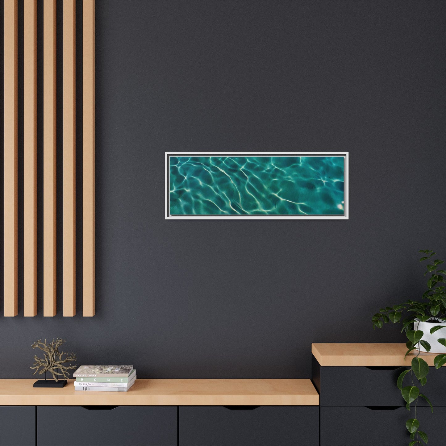 Tranquil Waters Framed Canvas Art