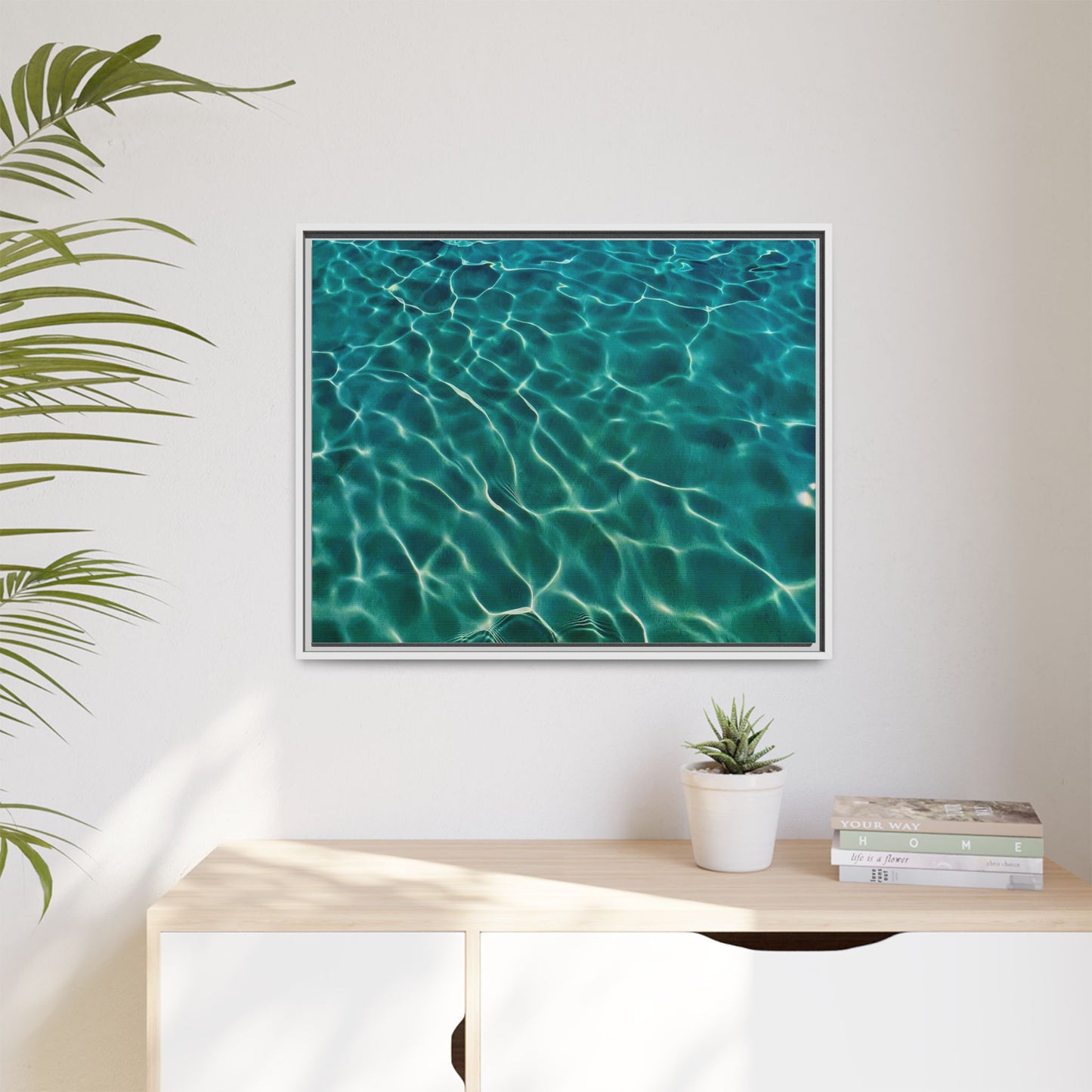 Tranquil Waters Framed Canvas Art