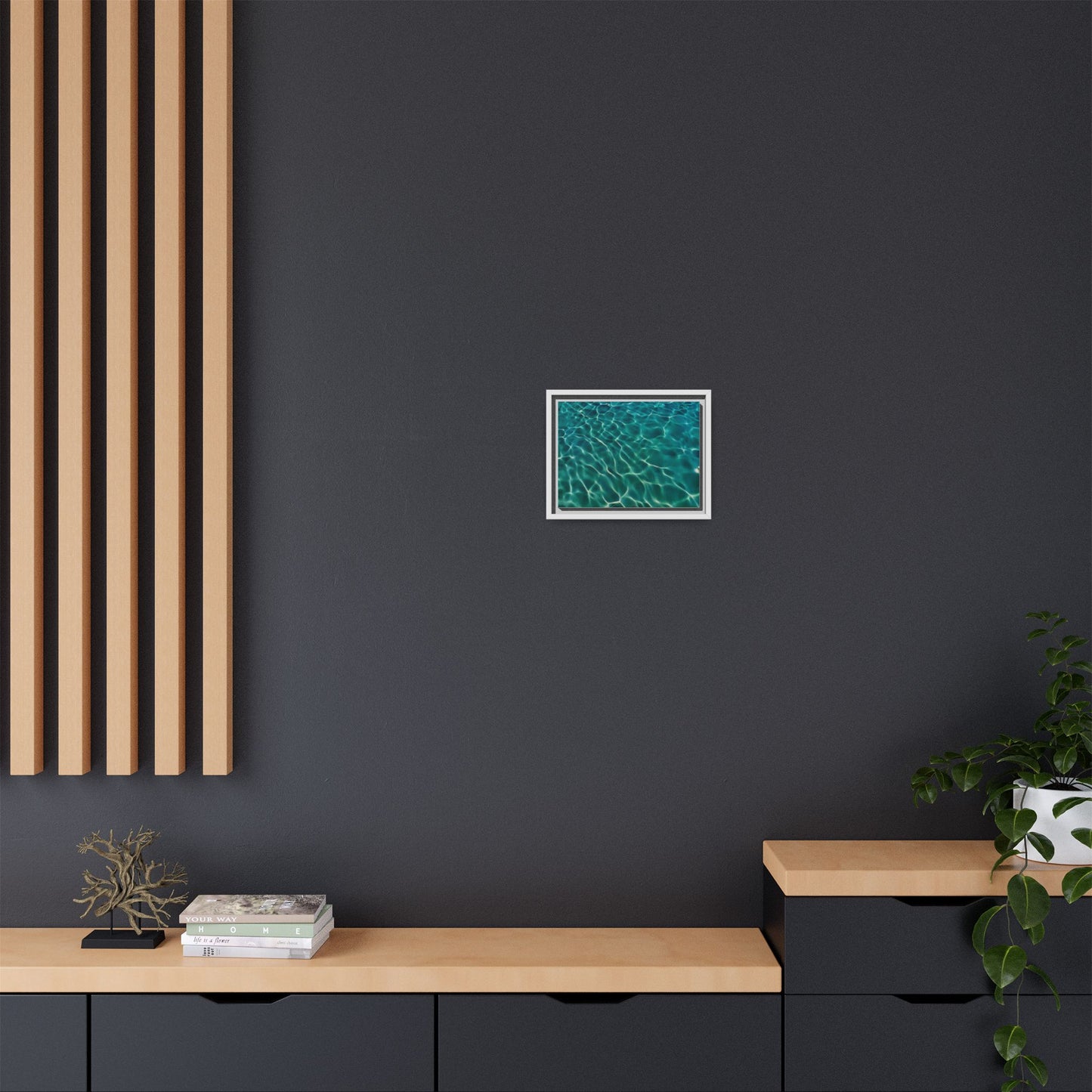 Tranquil Waters Framed Canvas Art