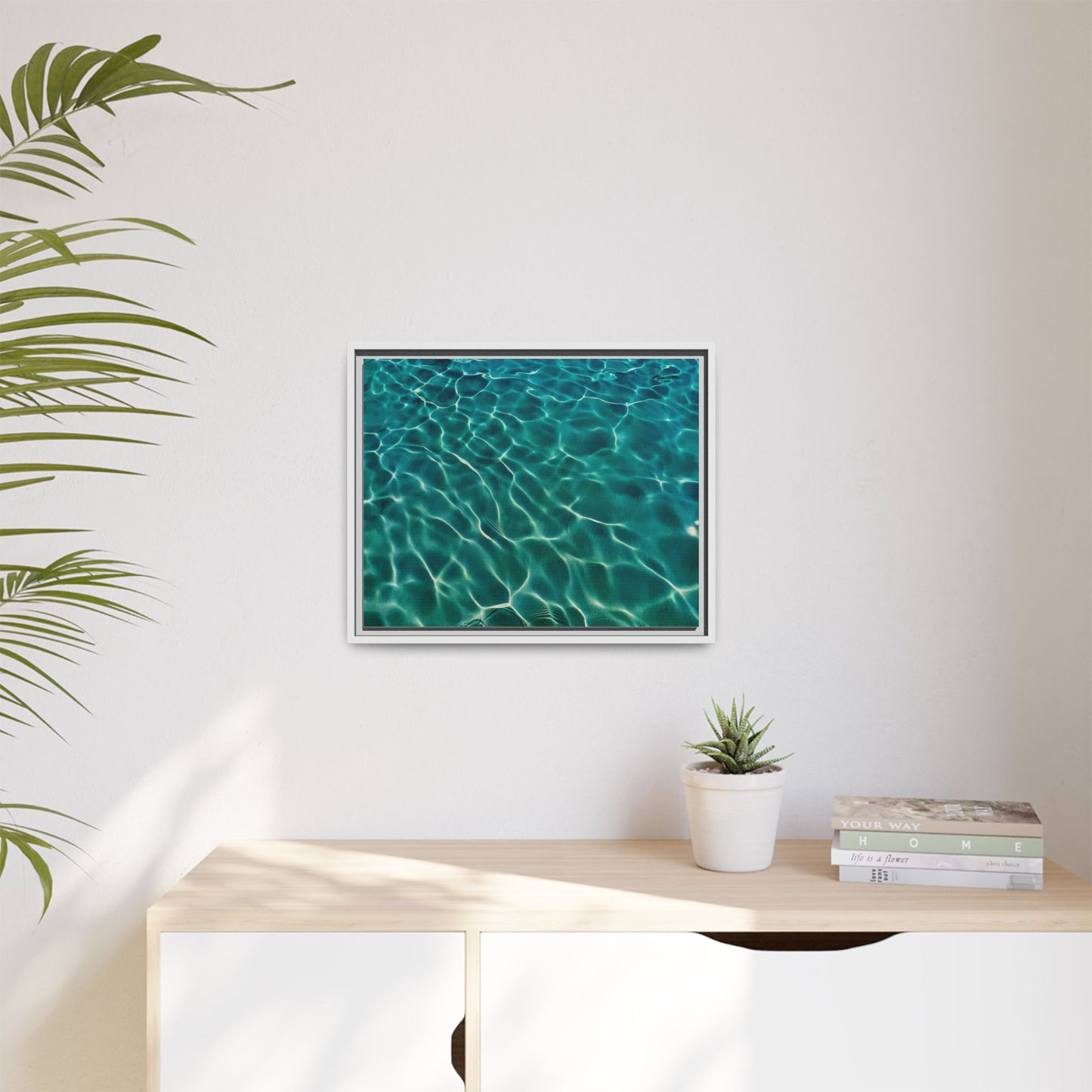 Tranquil Waters Framed Canvas Art
