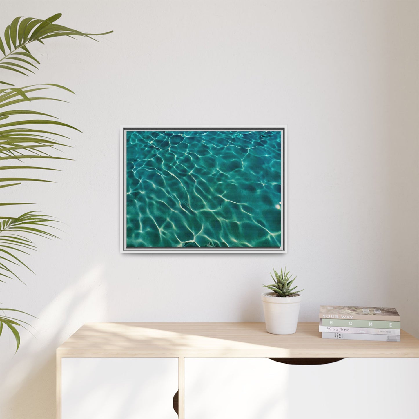Tranquil Waters Framed Canvas Art