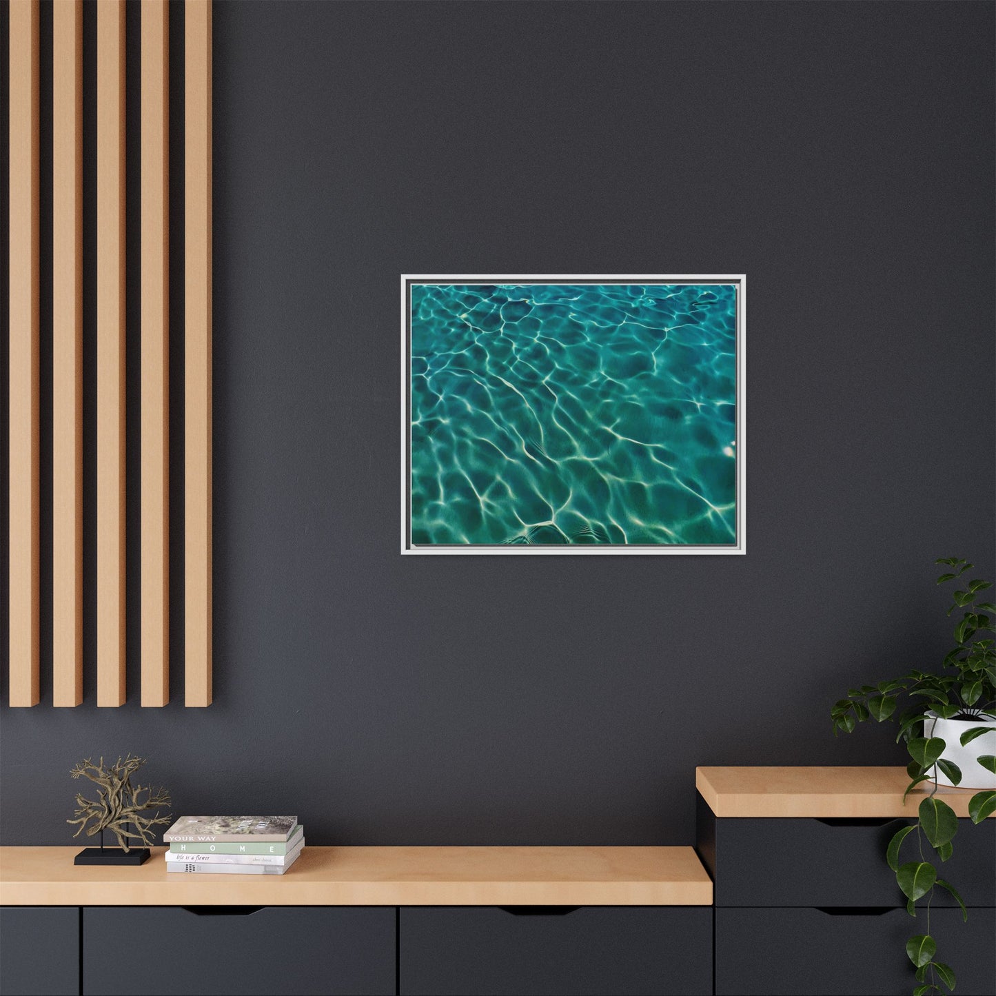 Tranquil Waters Framed Canvas Art