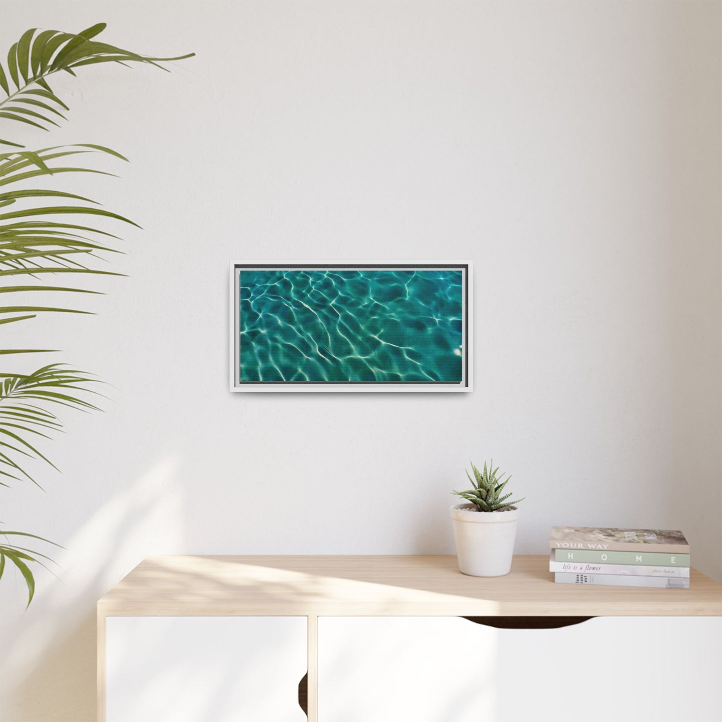 Tranquil Waters Framed Canvas Art