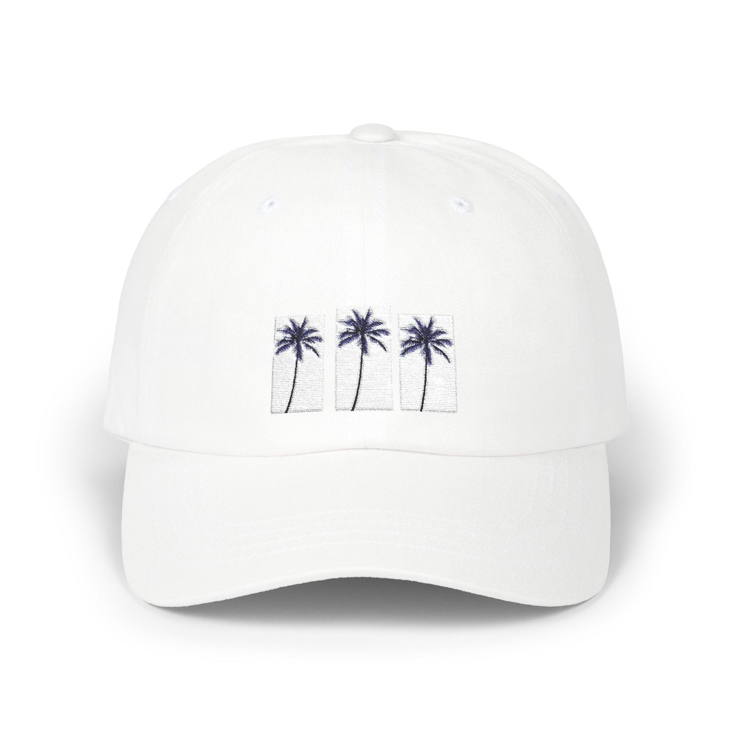 Classic Palm Tree Dad Cap | Relaxed Beach Vibe Hat, Summer Accessory, Gift for Dad, Vacation Must-Have, Adjustable Cap