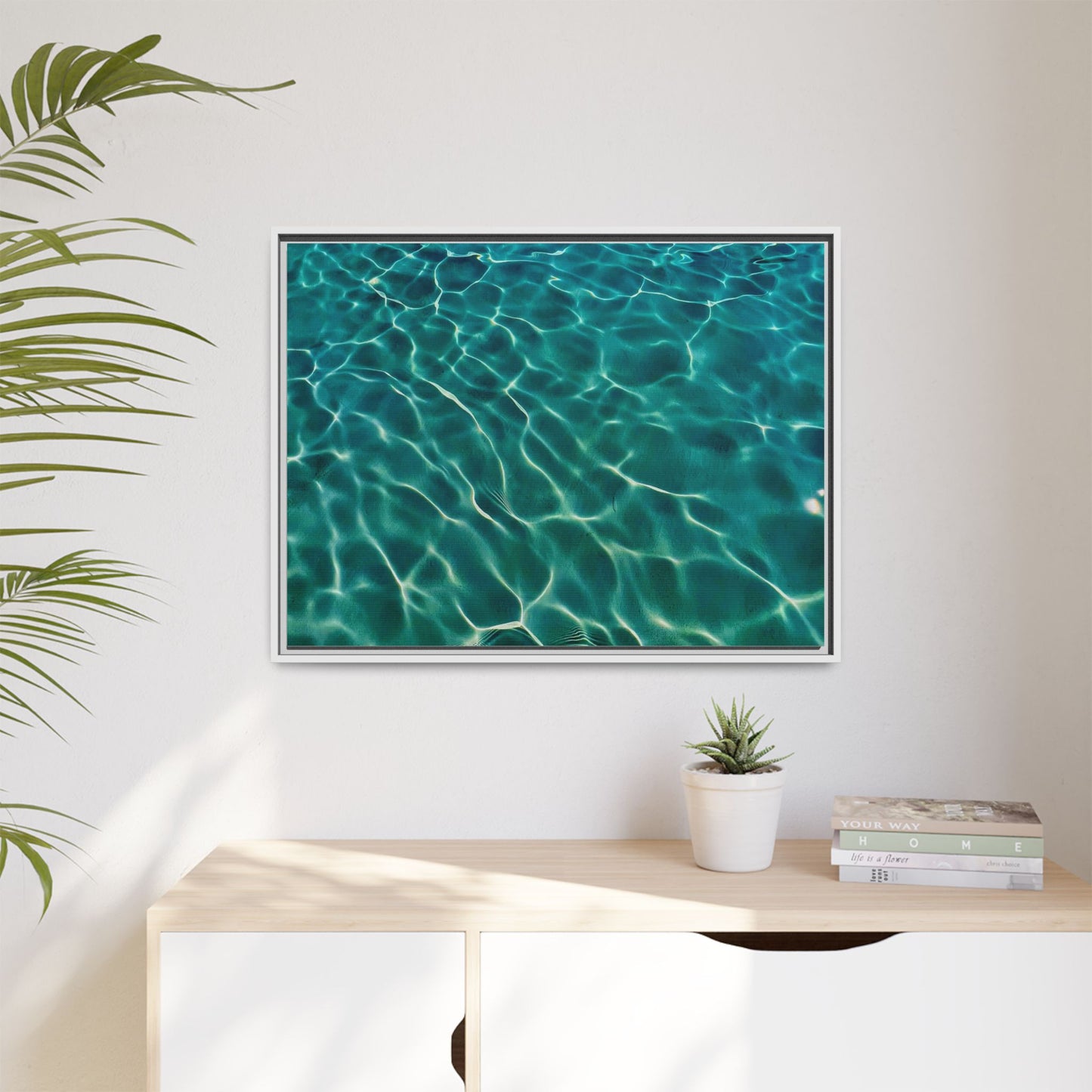 Tranquil Waters Framed Canvas Art