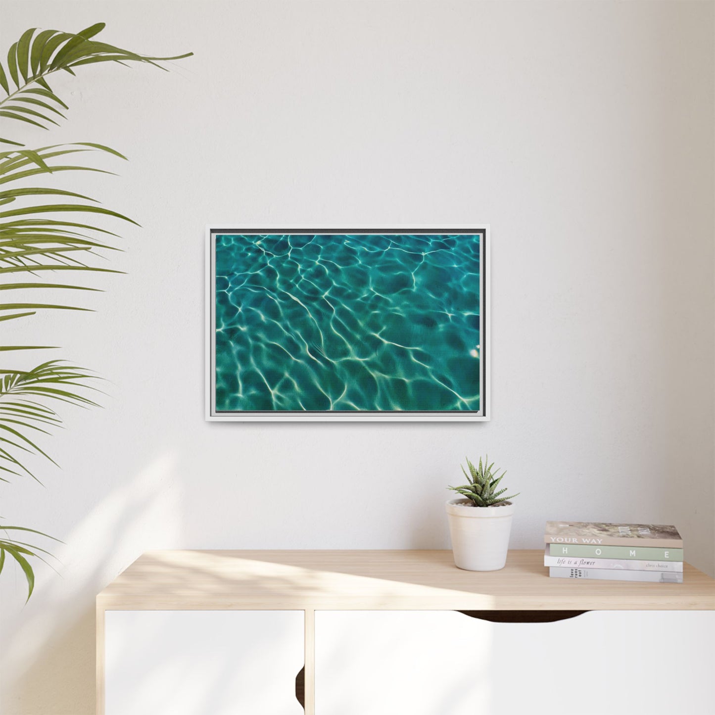 Tranquil Waters Framed Canvas Art