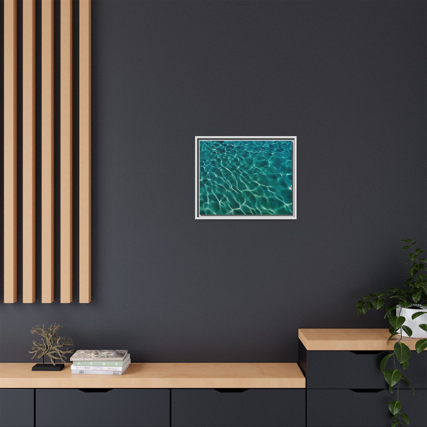 Tranquil Waters Framed Canvas Art