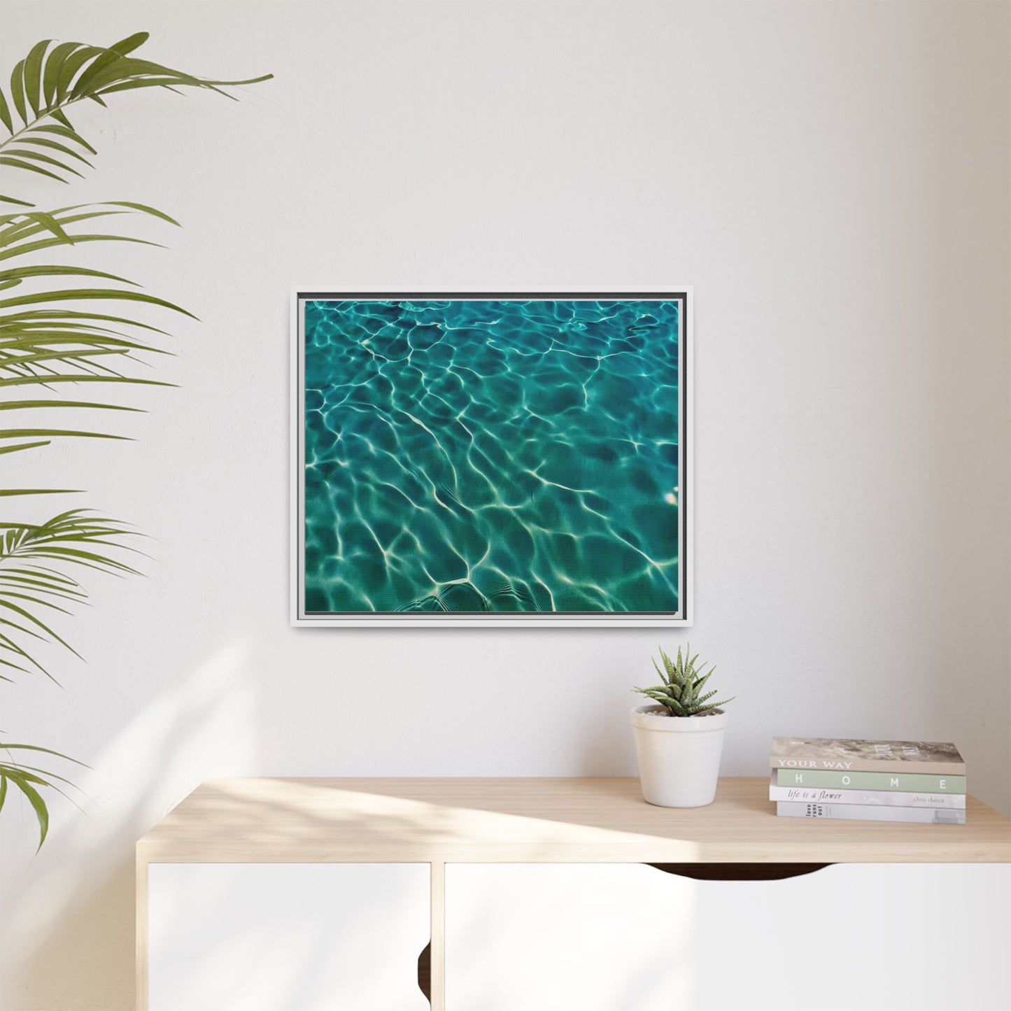 Tranquil Waters Framed Canvas Art