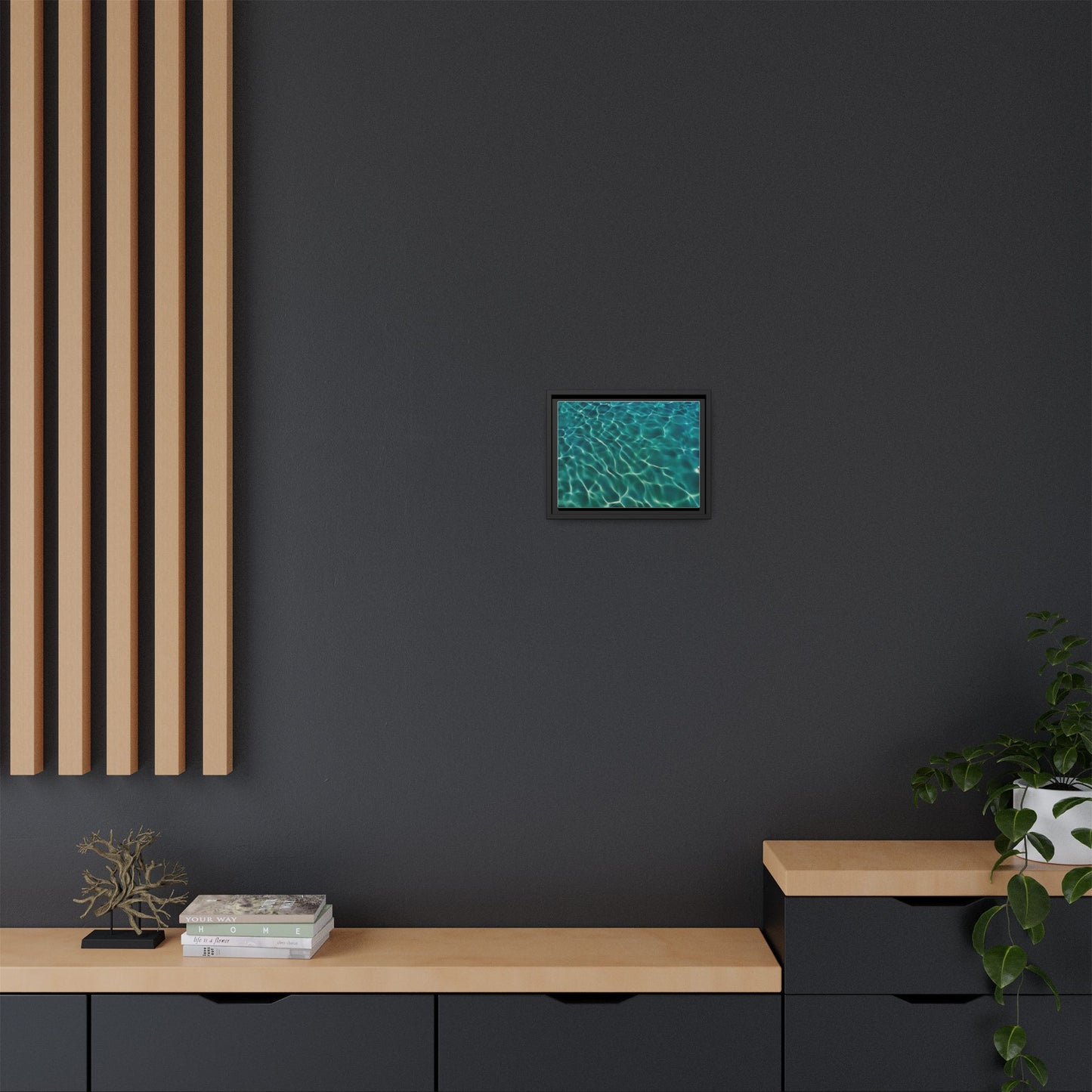 Tranquil Waters Framed Canvas Art