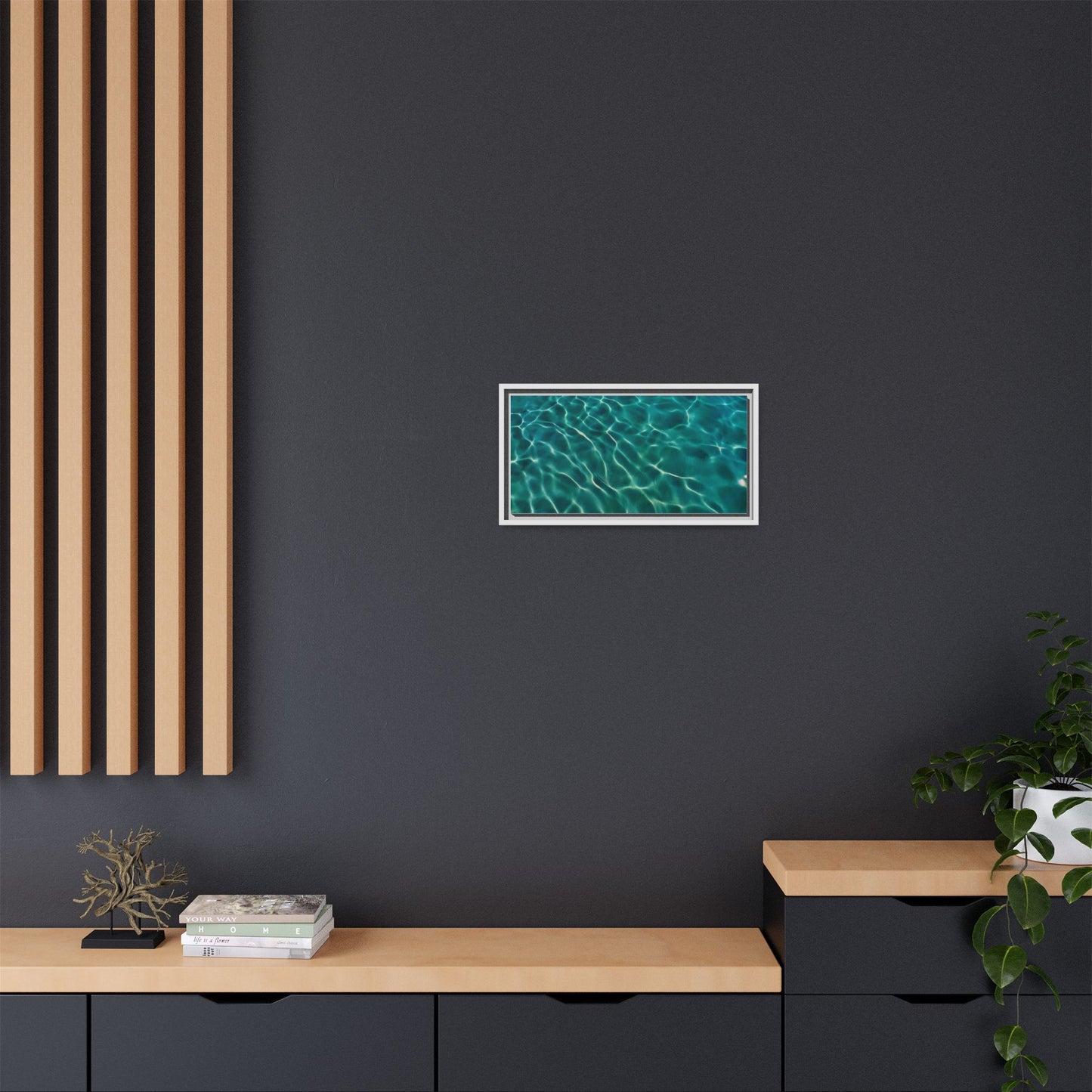 Tranquil Waters Framed Canvas Art