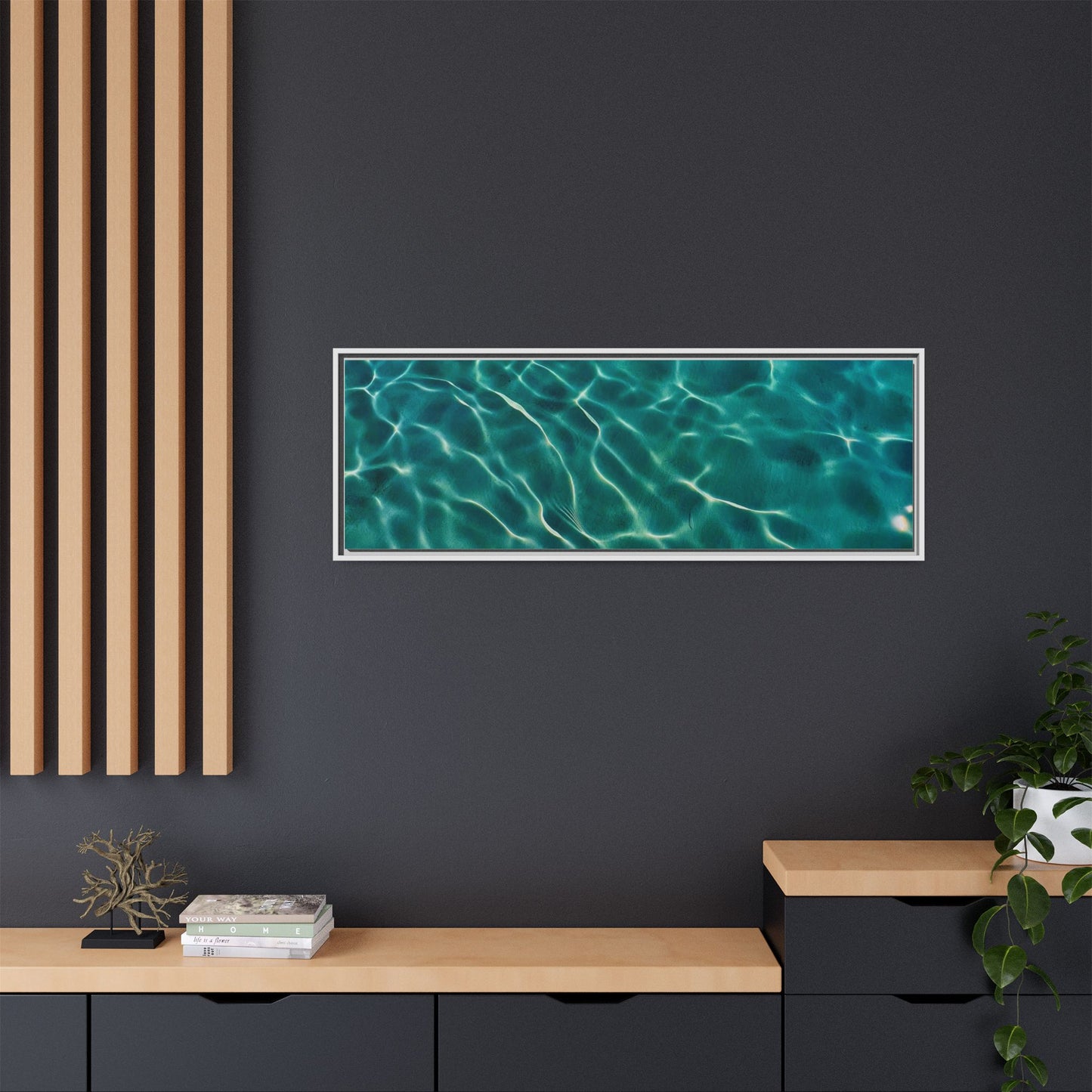 Tranquil Waters Framed Canvas Art