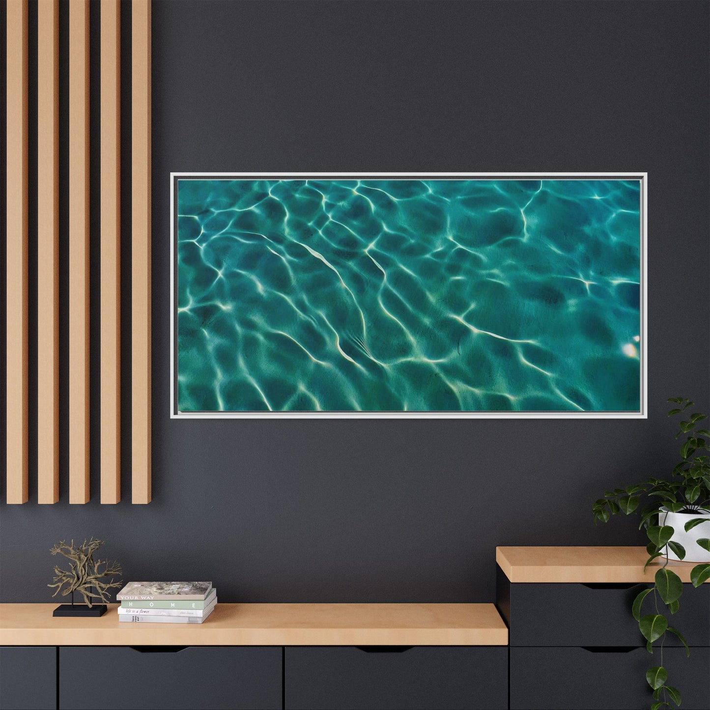 Tranquil Waters Framed Canvas Art