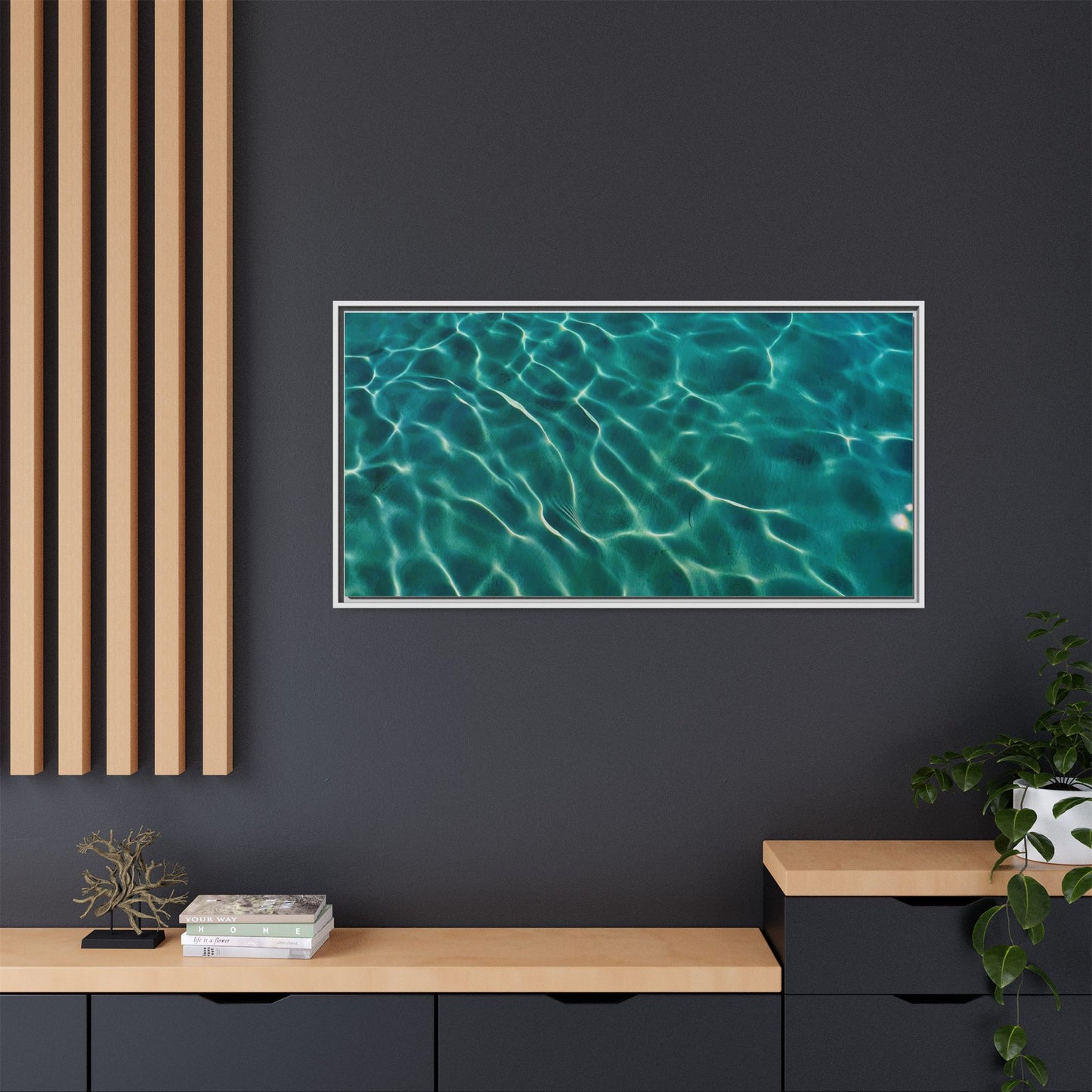 Tranquil Waters Framed Canvas Art