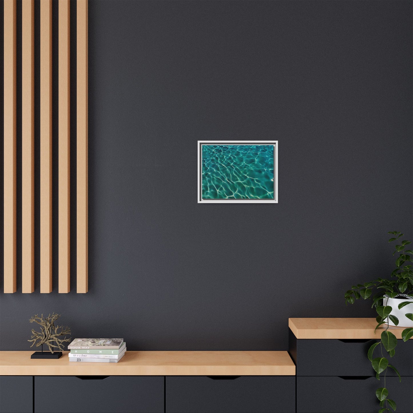 Tranquil Waters Framed Canvas Art