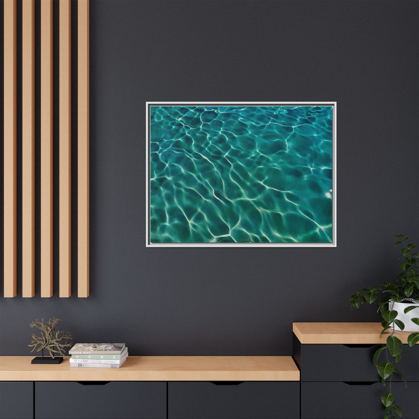 Tranquil Waters Framed Canvas Art