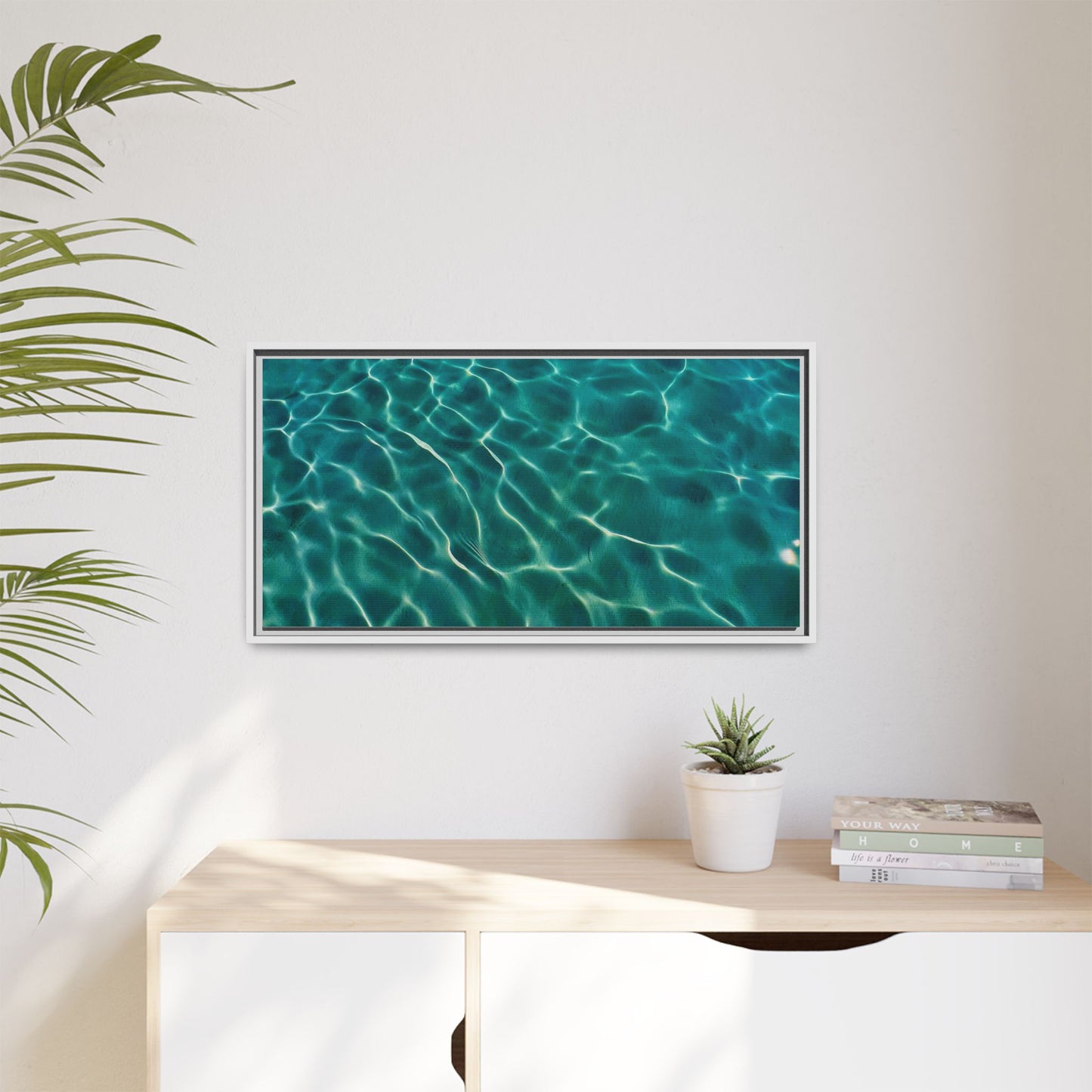 Tranquil Waters Framed Canvas Art