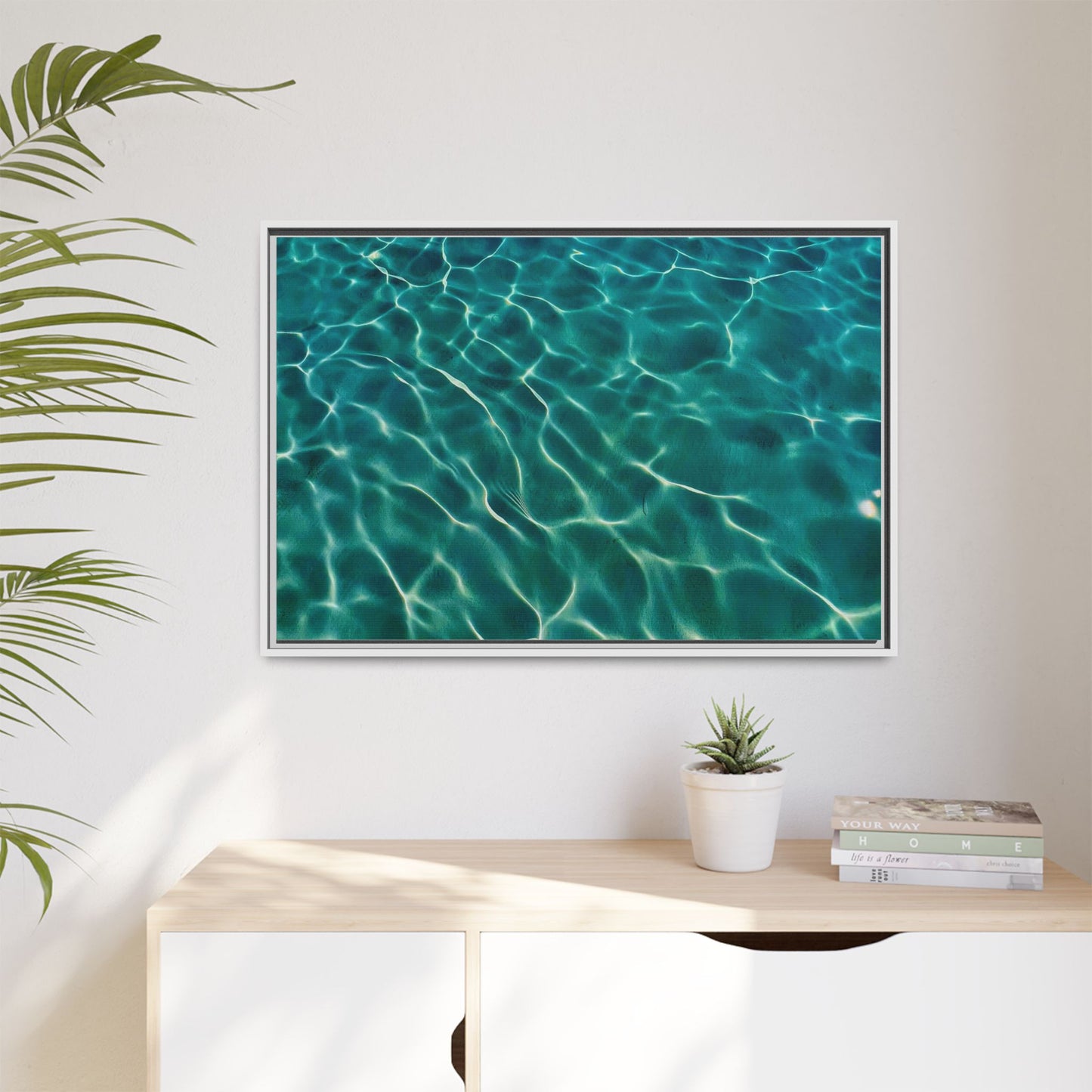 Tranquil Waters Framed Canvas Art
