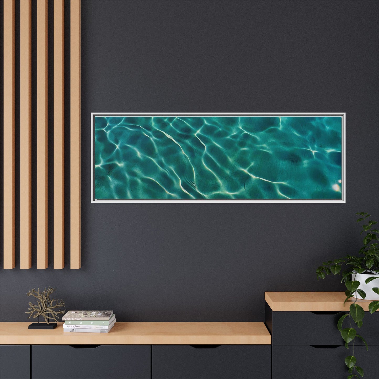 Tranquil Waters Framed Canvas Art