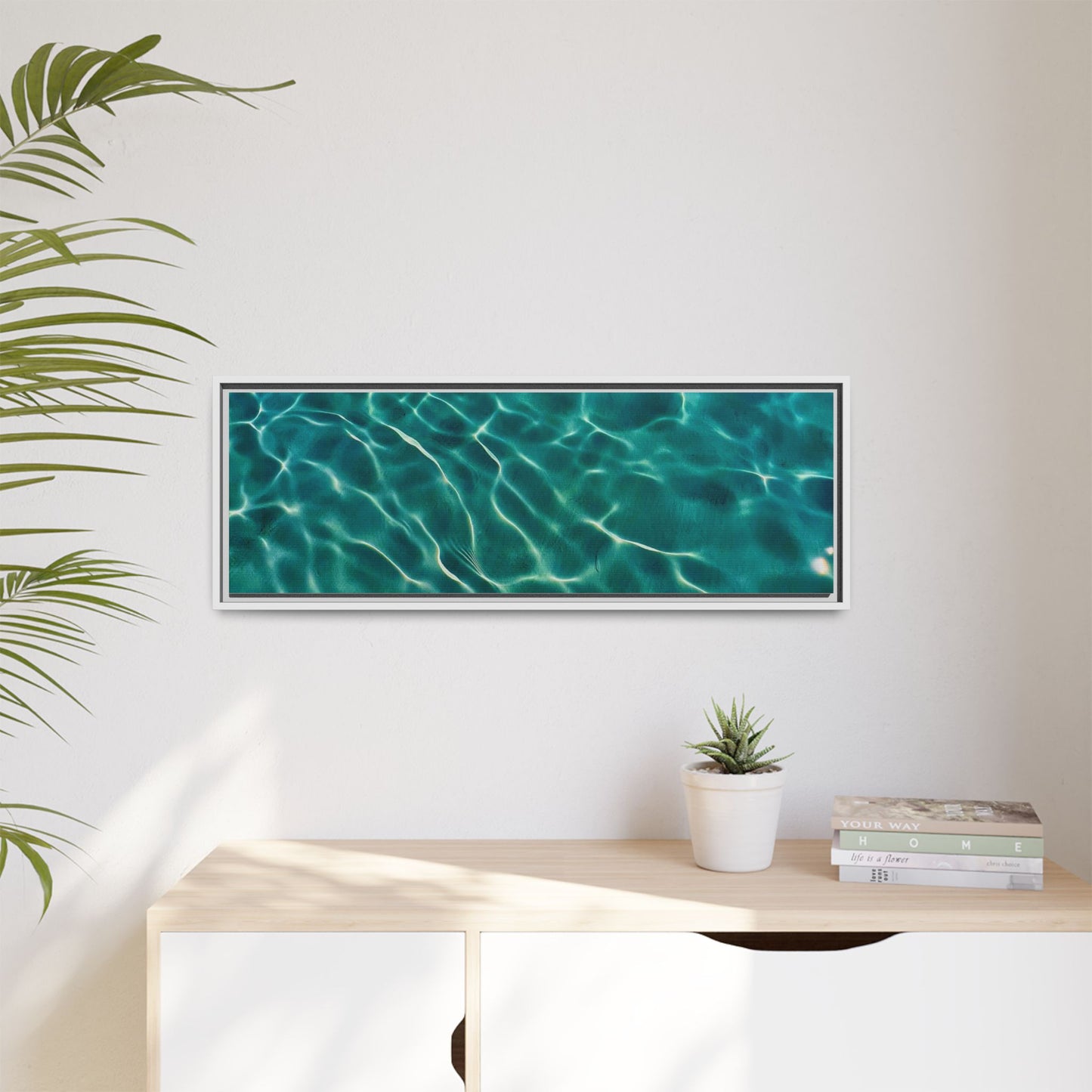 Tranquil Waters Framed Canvas Art