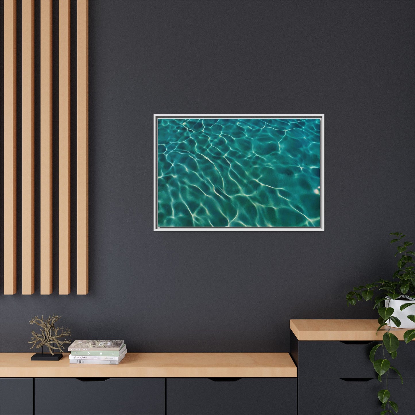 Tranquil Waters Framed Canvas Art