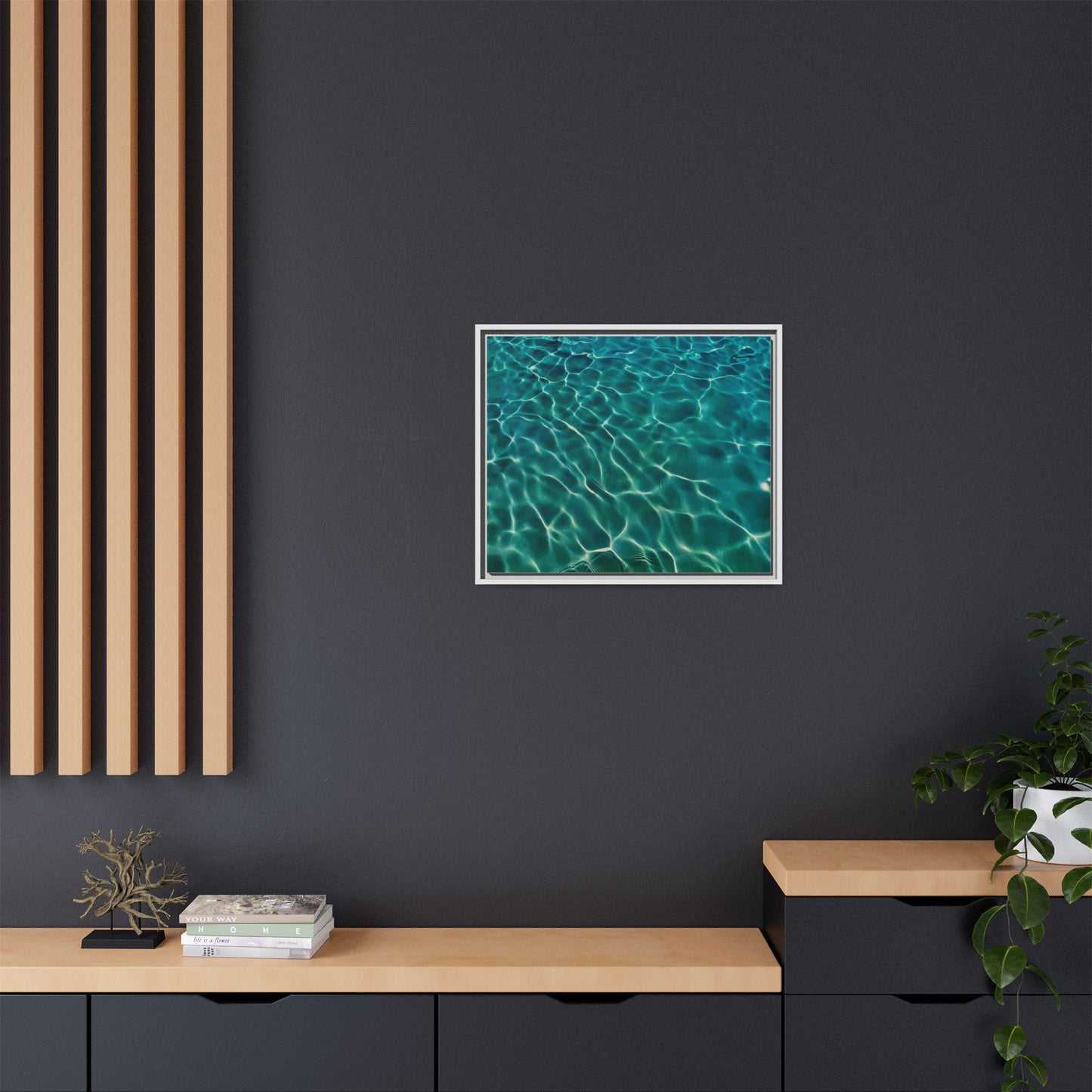 Tranquil Waters Framed Canvas Art