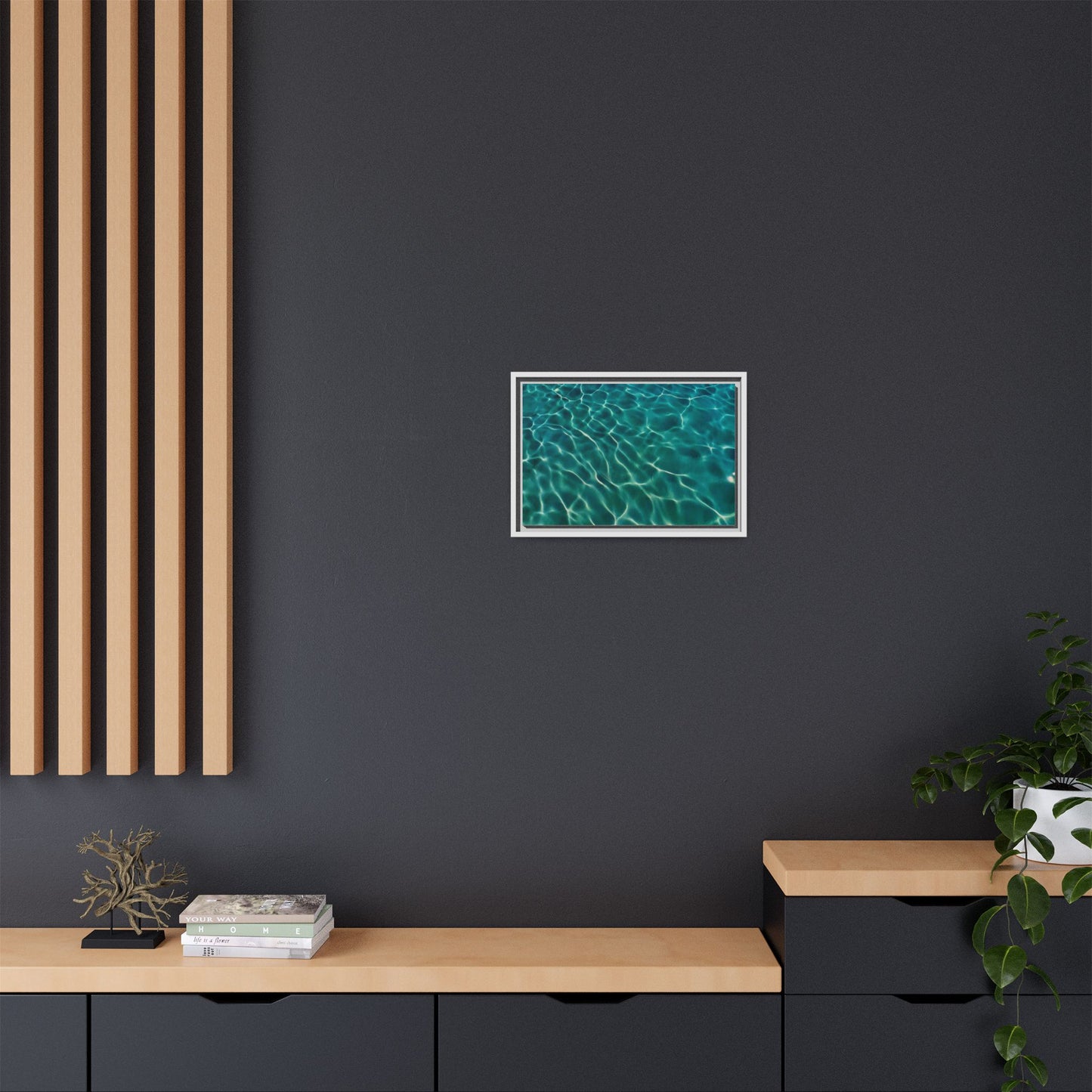 Tranquil Waters Framed Canvas Art